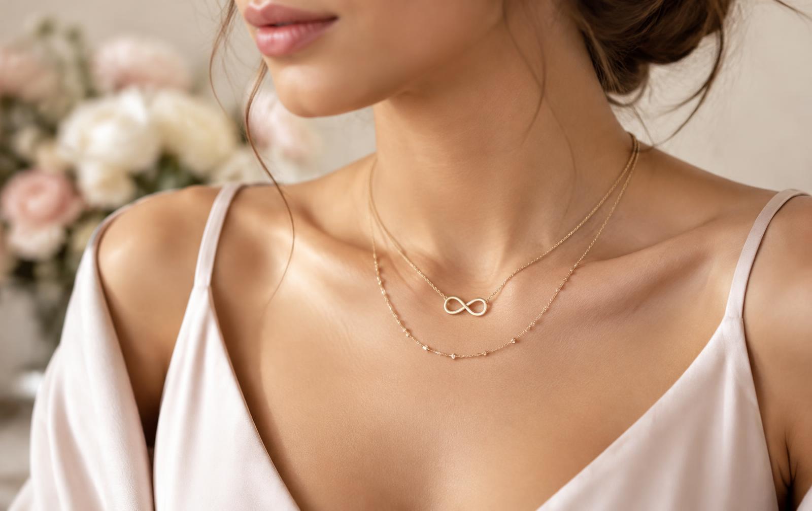 Collar VIGORE con dije de infinito